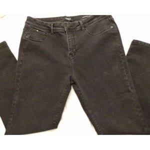 CURVE APPEAL Minimalist Jegging Pants Women's Skinny Jeans Size 10/30 Charcoal